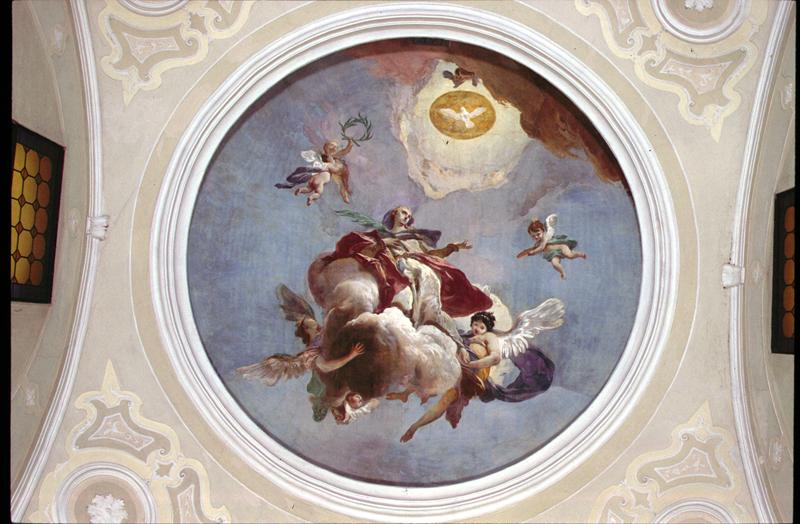Santa Lucia in gloria (dipinto) di Tiepolo Giovanni Battista - ambito veneto (sec. XVIII)