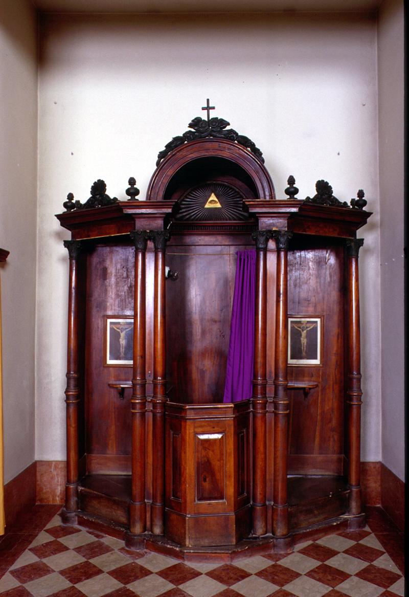 confessionale - manifattura veneta (sec. XIX)