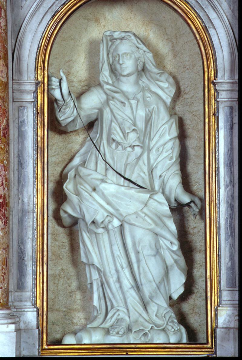 Madonna della Cintola (scultura, elemento d'insieme) - manifattura veneta (sec. XVIII)