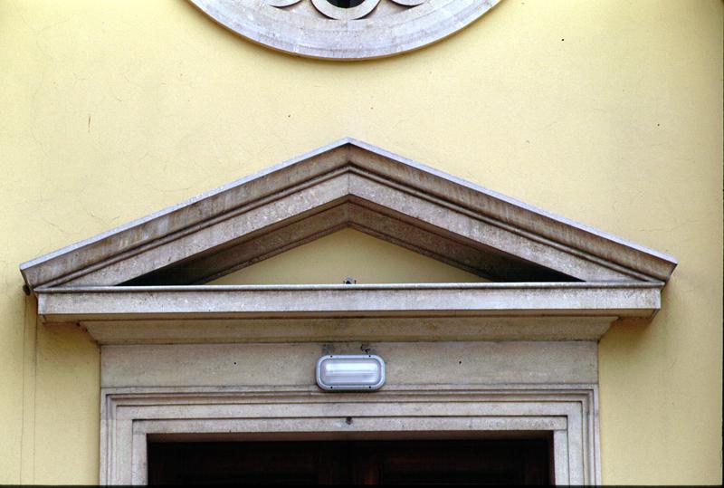 timpano, elemento d'insieme - manifattura veneta (prima metà sec. XX)