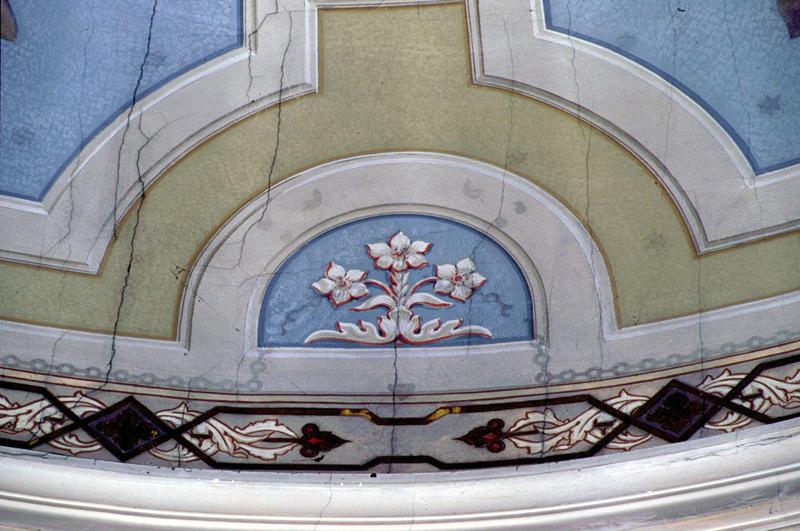 motivo decorativo floreale (dipinto, serie) - manifattura veneta (inizio sec. XX)