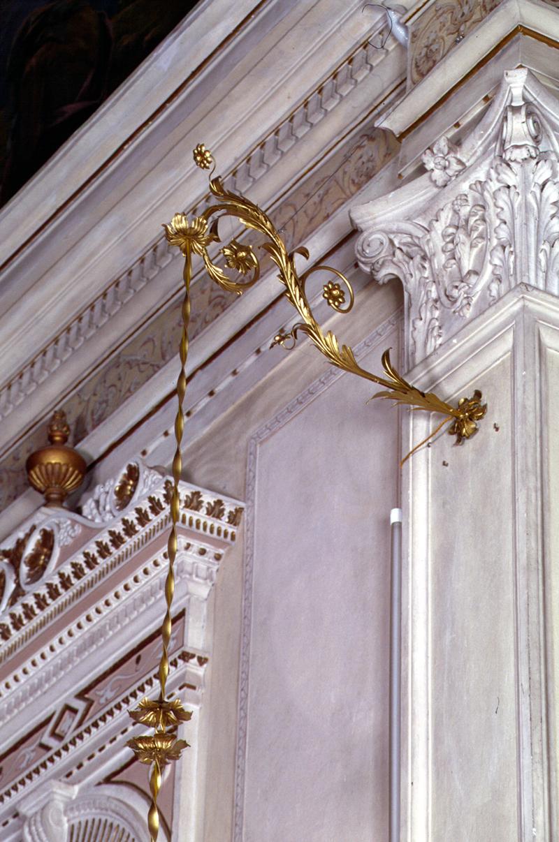 candeliere da parete, serie - manifattura veneta (fine/inizio secc. XIX/ XX)