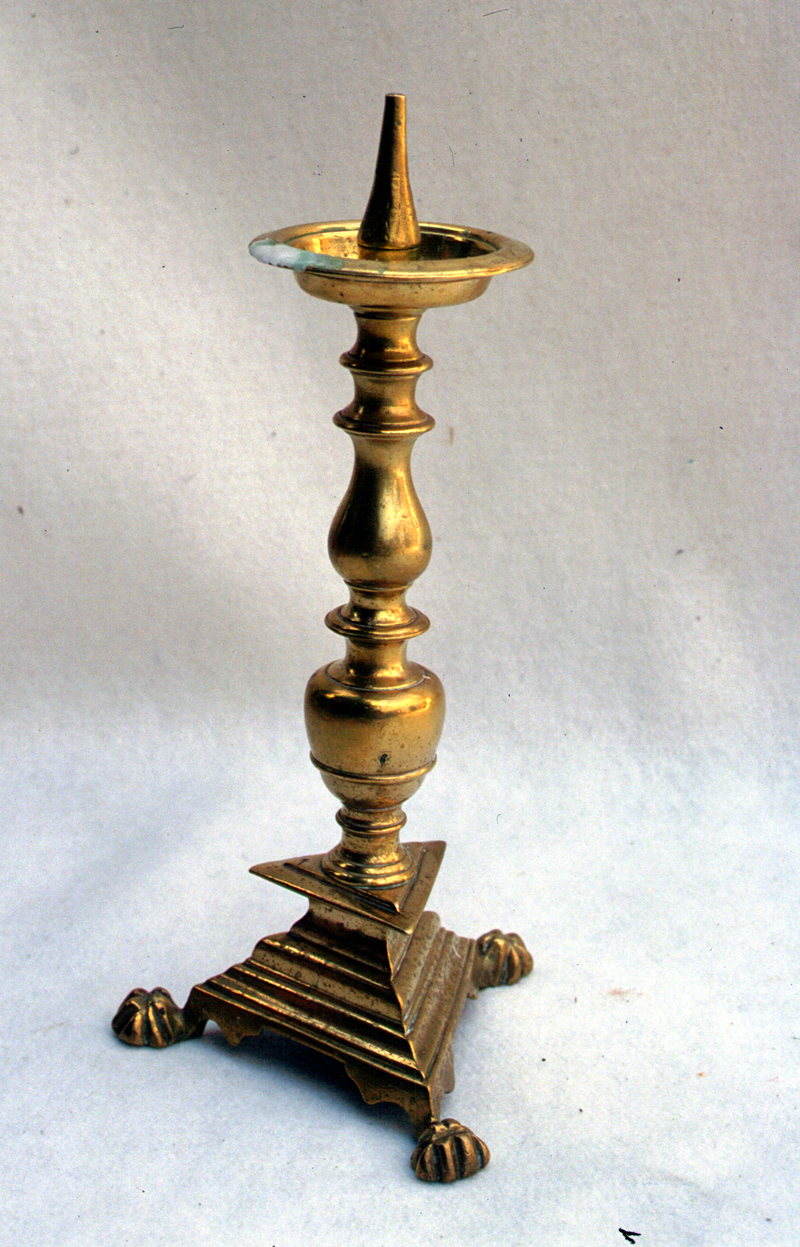 candeliere d'altare, serie - manifattura veneta (sec. XIX)