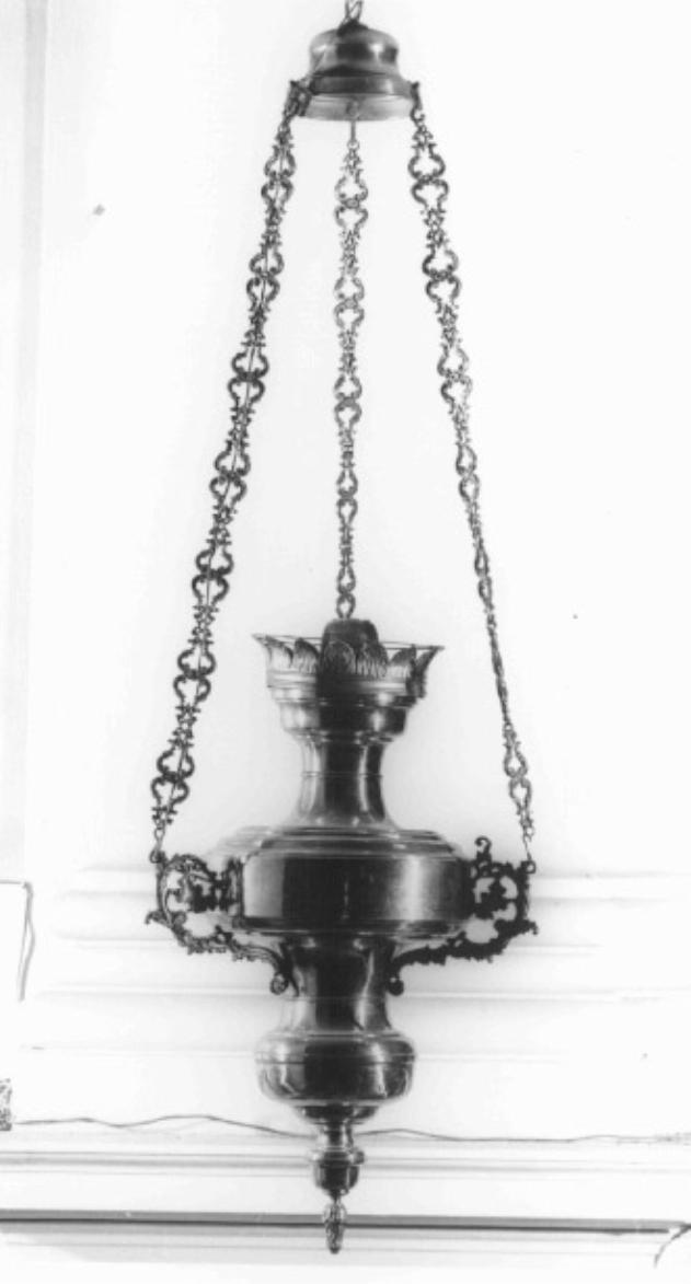 lampada pensile, serie - ambito veneto (sec. XIX)