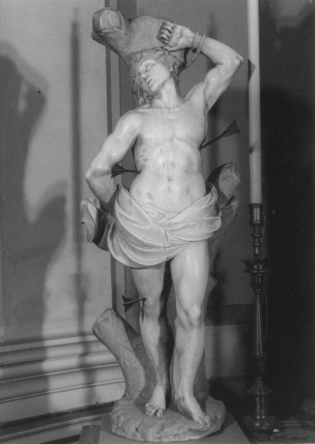 San Sebastiano (statua) di Bernardi Giuseppe detto Torrettino (sec. XVIII)