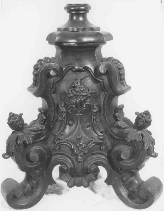 candeliere d'altare di Ferrazzoli Carlo - ambito veneto (sec. XVIII)