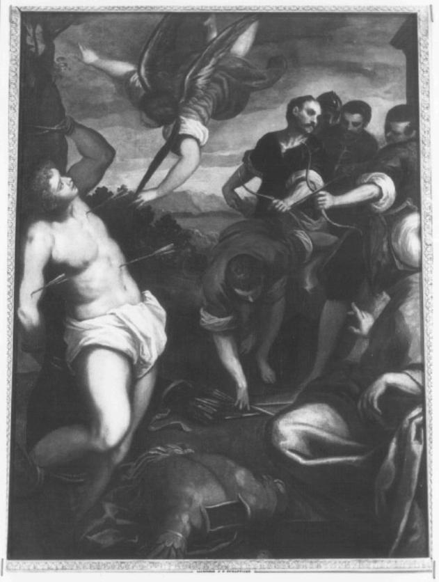 martirio di San Sebastiano (dipinto) di Negretti Jacopo detto Palma il Giovane (sec. XVII)