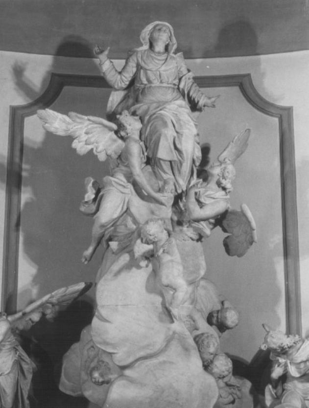 Madonna Assunta (statua) di Bernardi Giuseppe detto Torrettino (sec. XVIII)