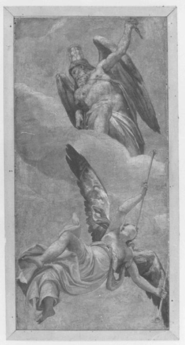 allegoria del tempo e della fama (dipinto) di Caliari Paolo Detto Paolo Veronese (sec. XVI)
