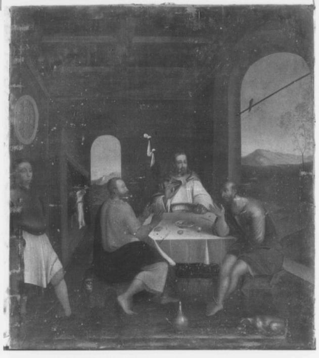Cena in Emmaus (dipinto) - ambito veneto (sec. XVII)