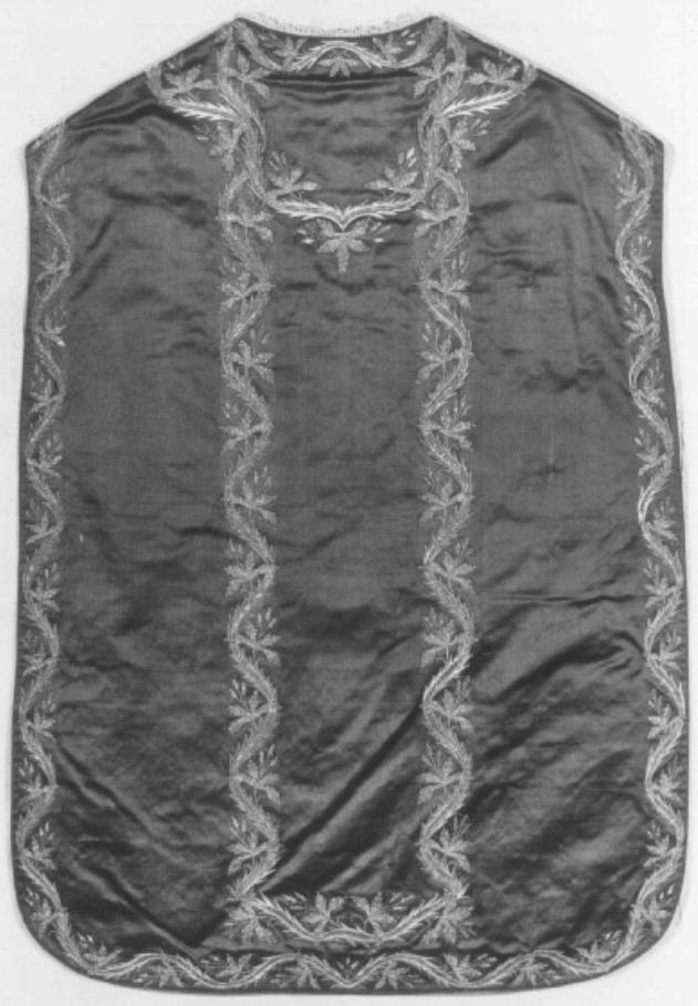 pianeta, elemento d'insieme - manifattura veneta (sec. XVIII)