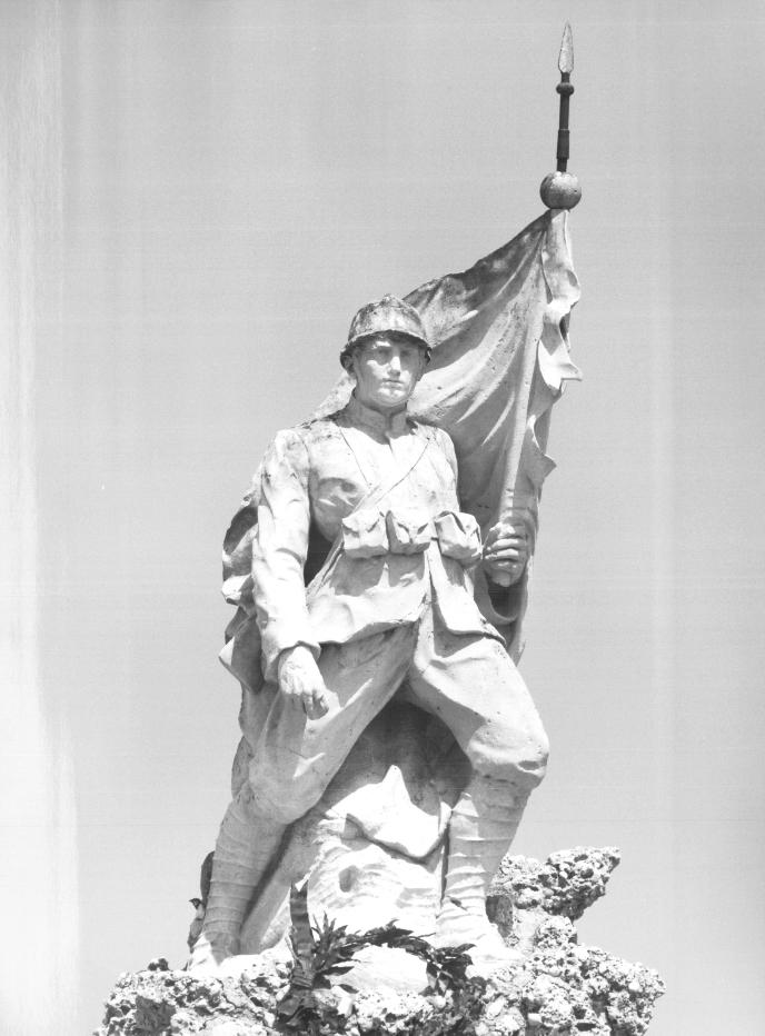 Soldato (scultura) di Caldana Egisto (sec. XX)