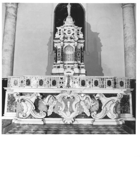 altare maggiore - ambito veneto (fine, primo quarto sec. XVII, sec. XVIII)
