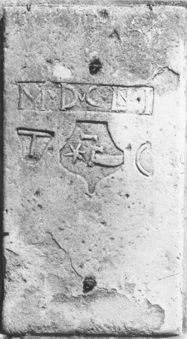 Lastra tombale (lapide) - ambito veneto (sec. XVII)