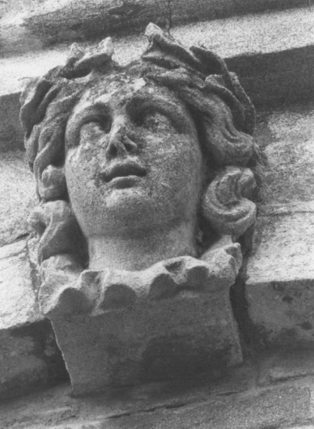 testa d'uomo (scultura) - ambito veneto (secc. XVI/ XVII)