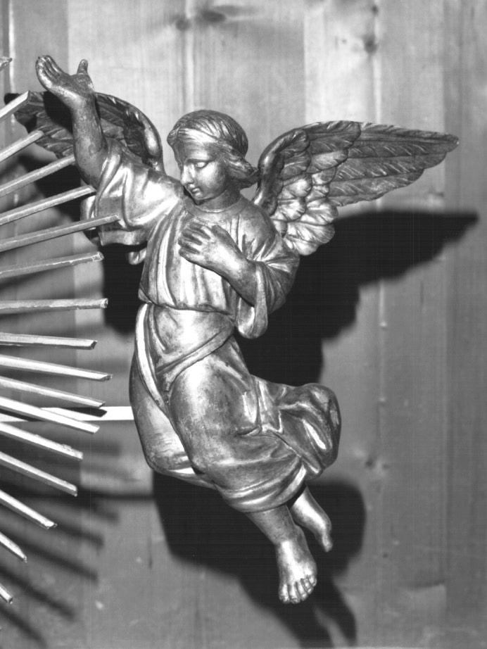 angelo (statuetta, elemento d'insieme) - ambito veneto (seconda metà sec. XIX)