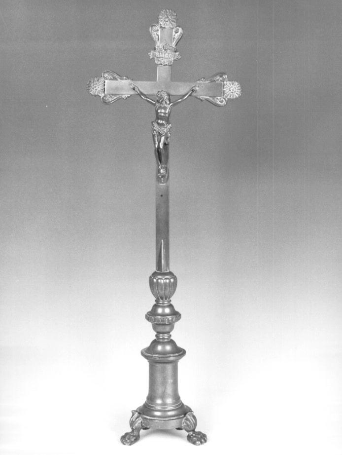 croce d'altare, serie - ambito veneto (seconda metà sec. XIX)