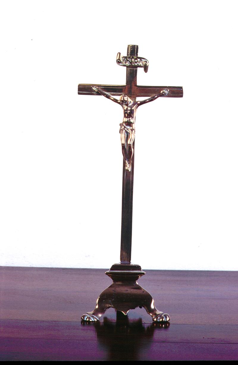 croce da tavolo - manifattura veneta (prima metà sec. XX)