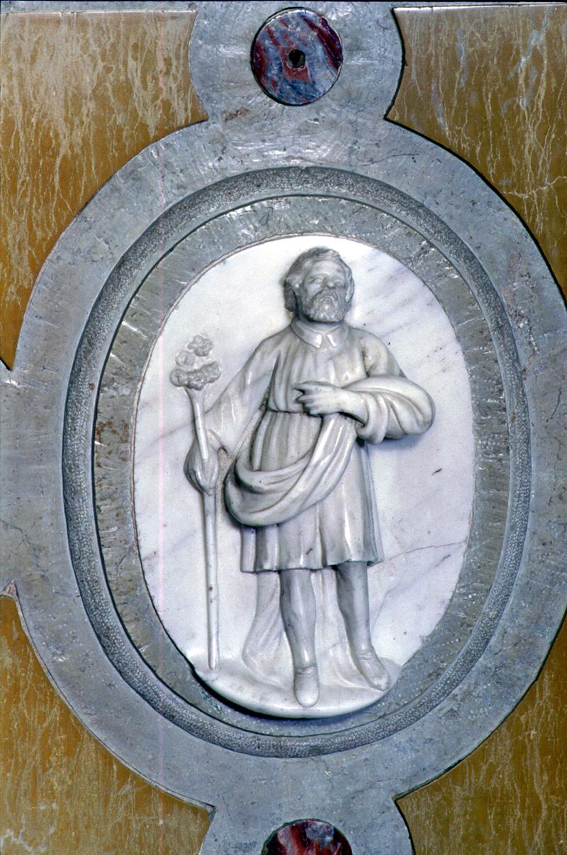 San Giuseppe (decorazione plastica, elemento d'insieme) - manifattura veneta (sec. XVIII)