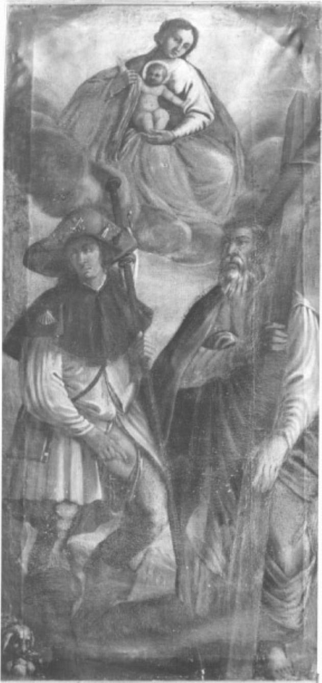 La Madonna della salute con Gesù Bambino, San Rocco Sant'Andrea (dipinto) - ambito veneto (inizio sec. XVIII)
