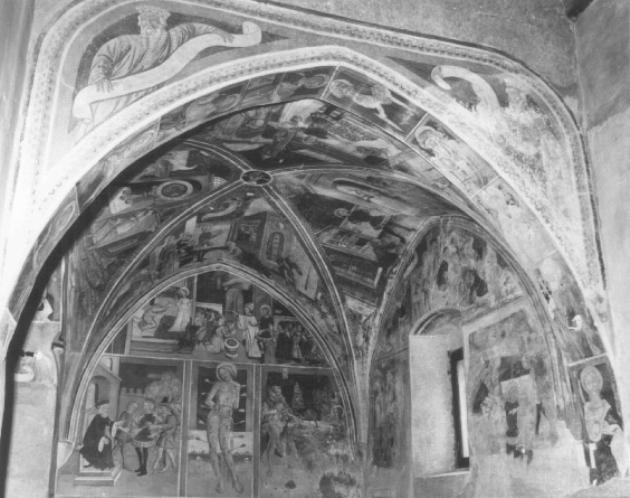 storiedi San Sebastiano (dipinto, ciclo) di Vivarini Antonio (cerchia) (seconda metà sec. XV)