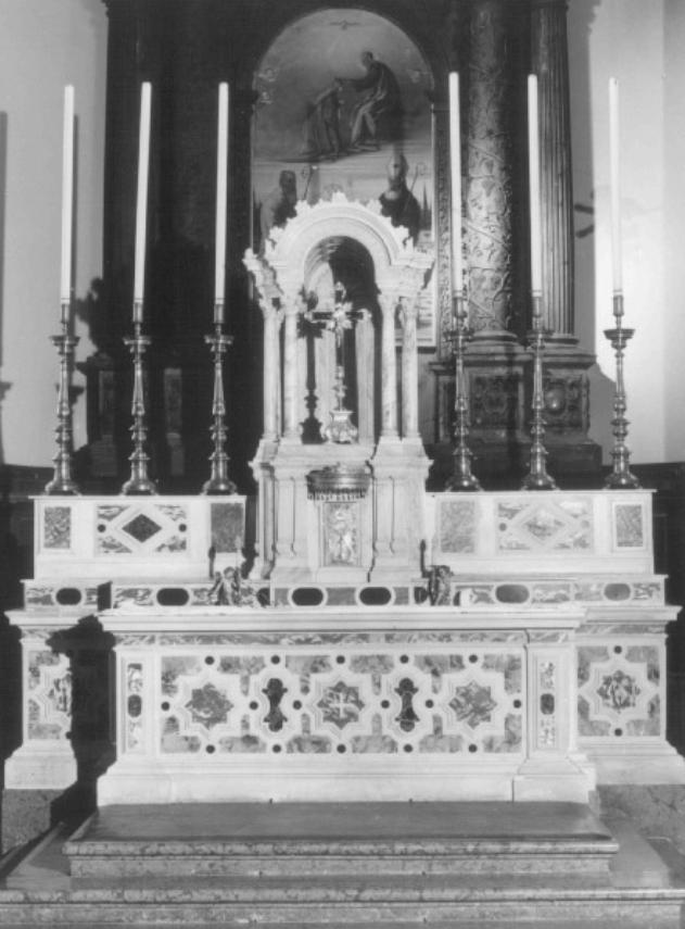 altare maggiore - ambito veneto (secc. XVII/ XVIII)