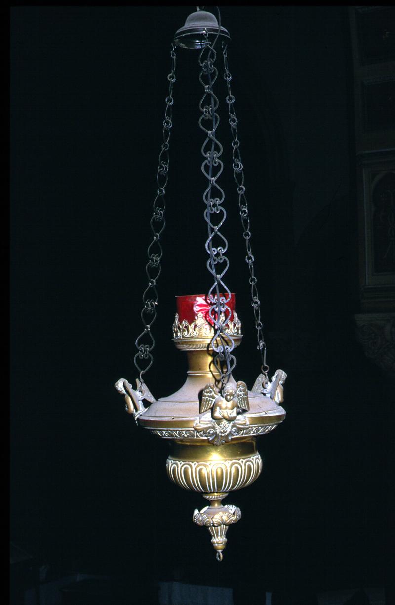 lampada del SS. Sacramento - manifattura veneta (fine/inizio secc. XIX/ XX)