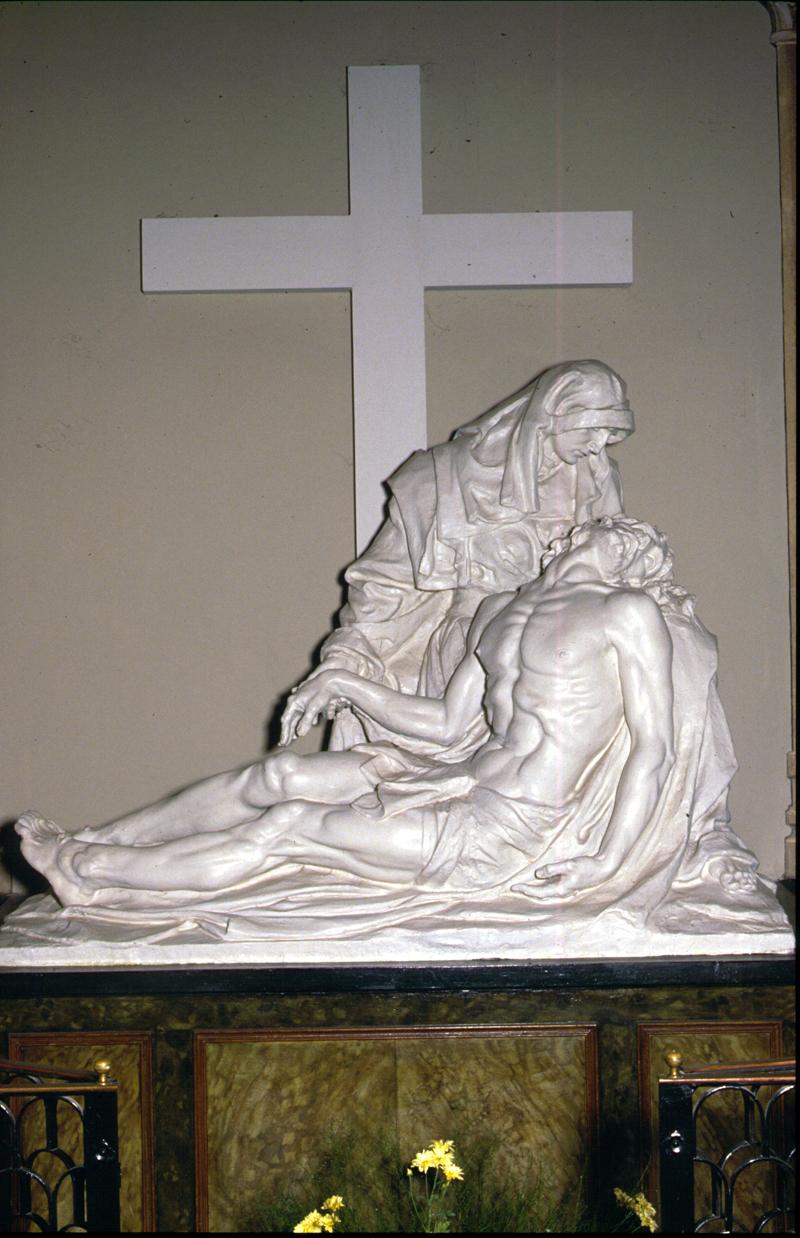 Pietà (scultura) di Modena Francesco - ambito veneto (prima metà sec. XX)