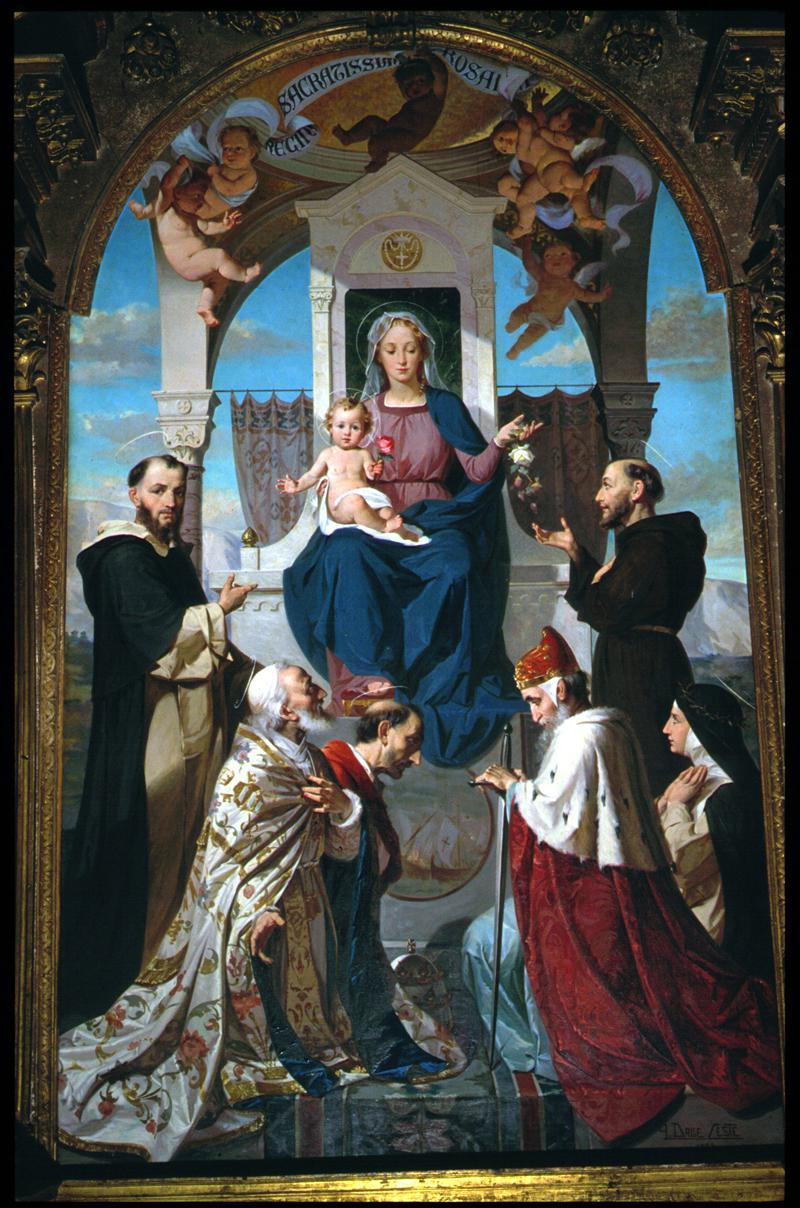 Madonna del Rosario (dipinto) - ambito veneto (sec. XX)