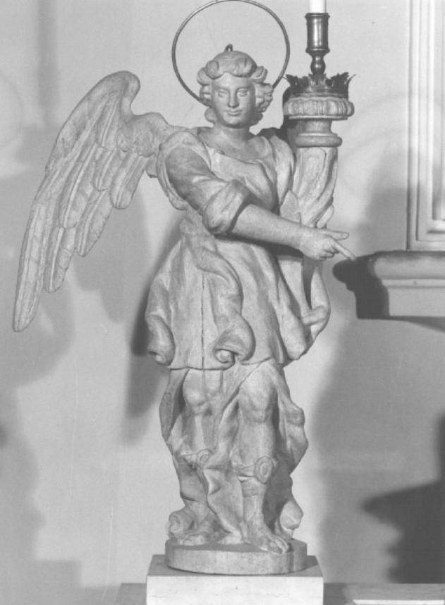 angelo reggitorcia (statua) - ambito veneto (sec. XVIII)