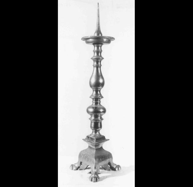 candeliere d'altare - ambito veneto (sec. XVIII)