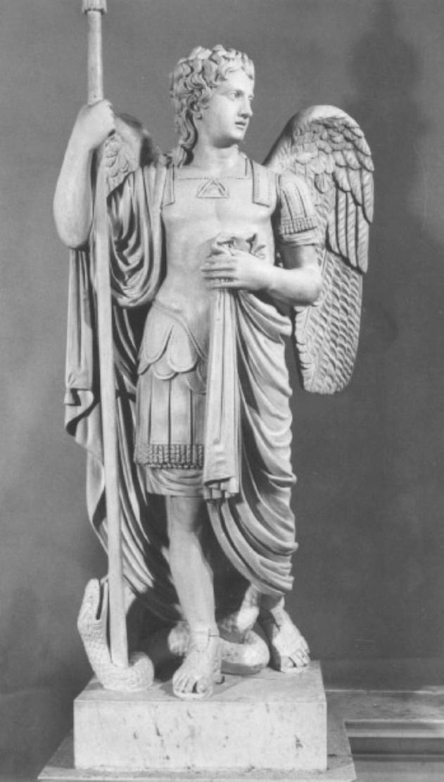 arcangelo Michele (scultura) - ambito veneto (sec. XIX)
