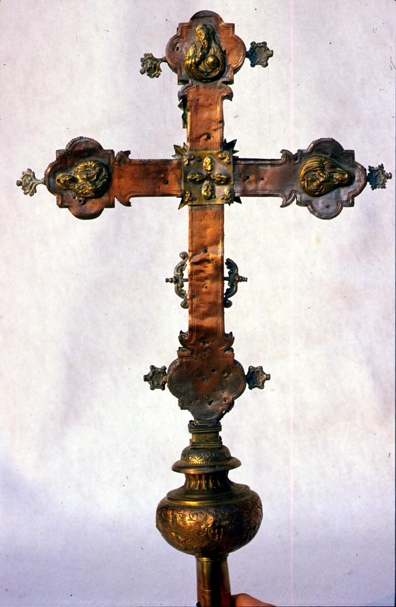 croce processionale - manifattura veneta (fine/inizio secc. XV/ XVI)