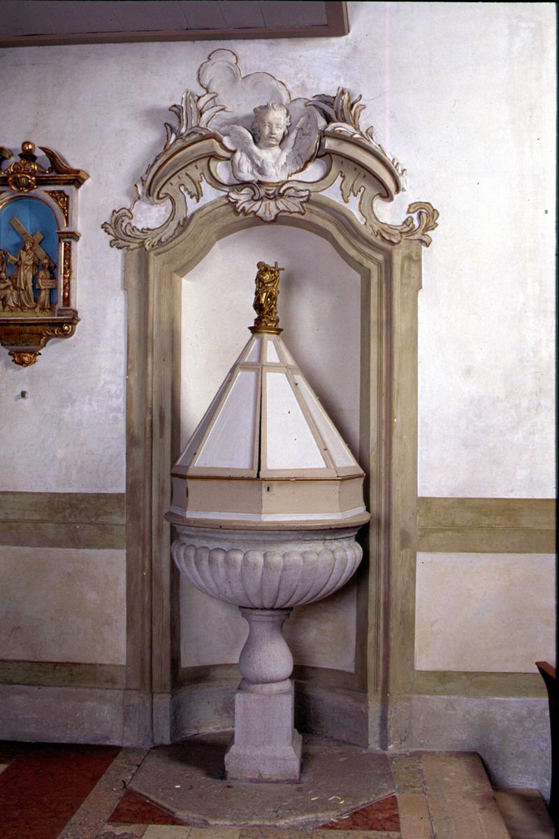 mostra di nicchia - manifattura veneta (metà sec. XVIII)