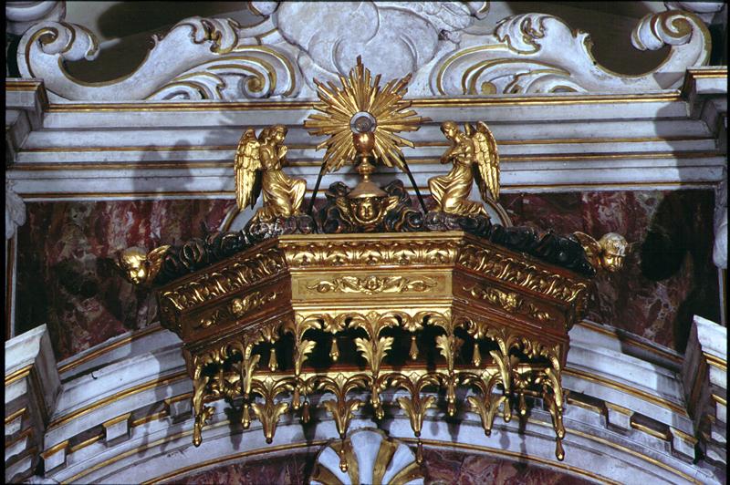 baldacchino d'altare - manifattura veneta (seconda metà sec. XVIII)