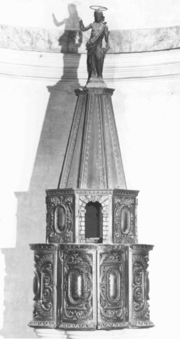coperchio del fonte battesimale di Ghirlanduzzi Giambattista (bottega) - ambito veneto (sec. XVII)