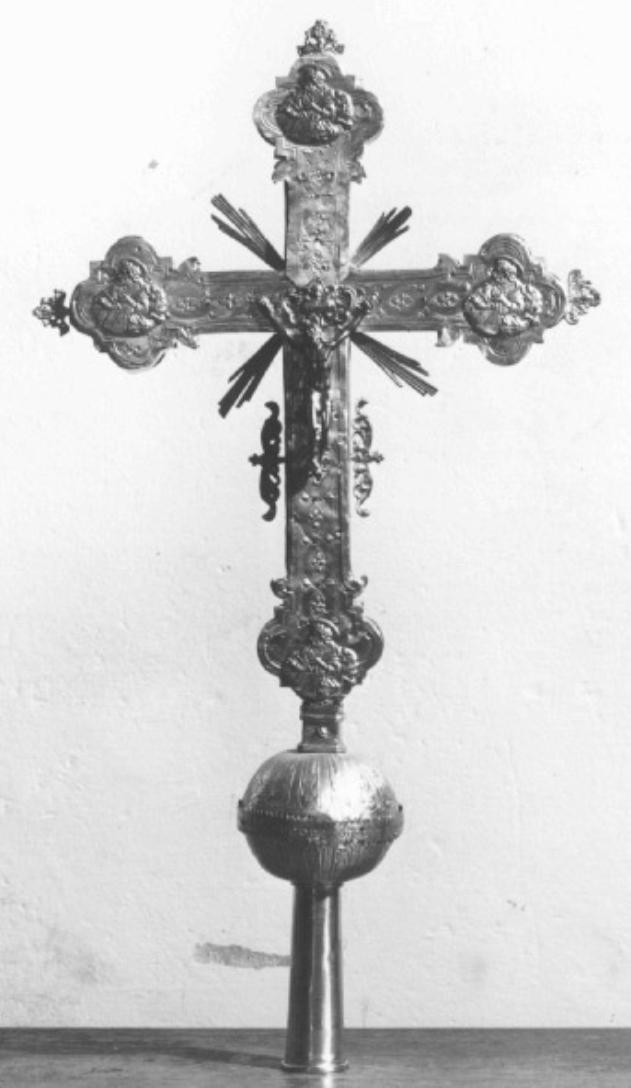 croce processionale - ambito veneto (sec. XVIII)