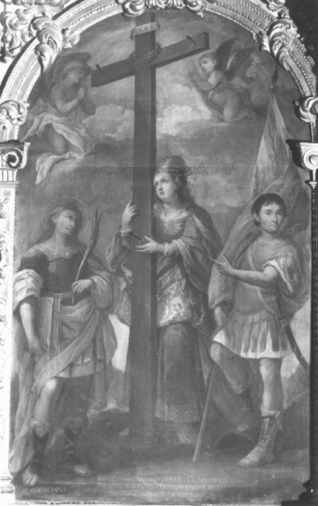 Sant'Elena, San Firmiano, San Liberale (dipinto) - ambito trevigiano (sec. XVIII)
