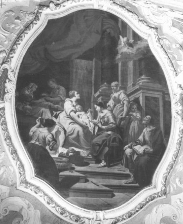 Nascita di San Giovanni Battista (dipinto) di Dall'Oglio Egidio - ambito trevigiano (terzo quarto sec. XVIII)