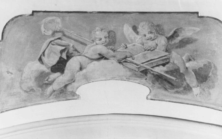 angeli (dipinto) di Dall'Oglio Egidio (attribuito) - ambito veneto (sec. XVIII)