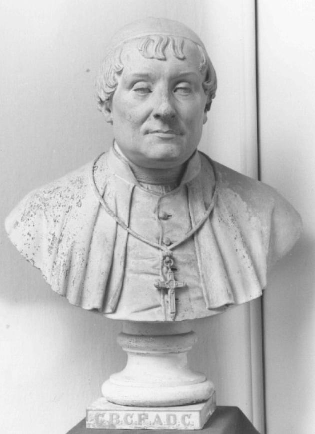 busto ritratto di Don Giovanni Battista Favero (scultura) di Casagrande Marco - ambito veneto (sec. XIX)