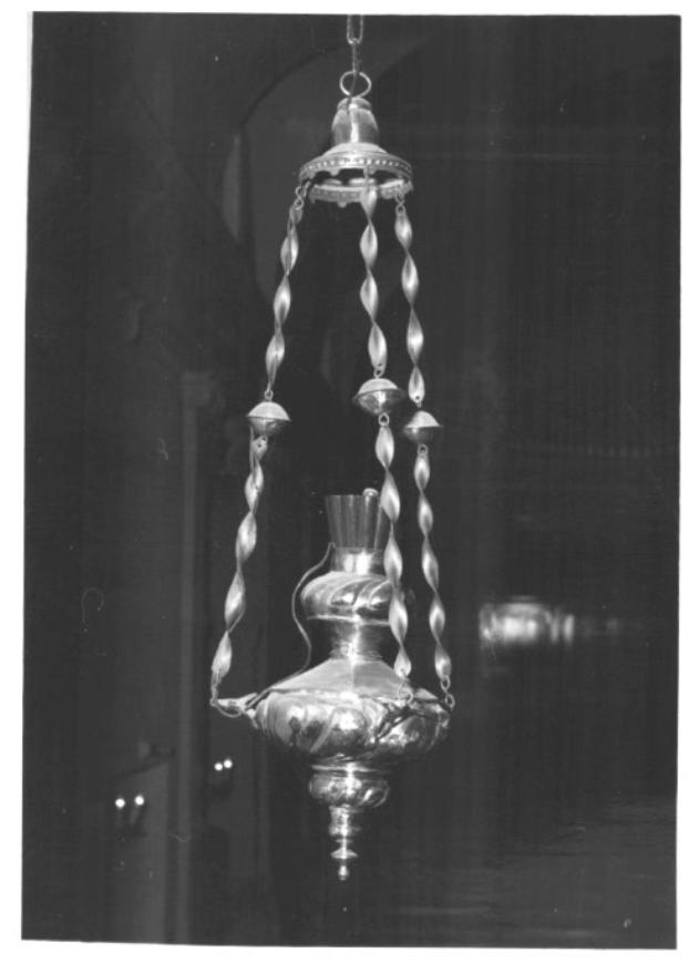 lampada pensile - ambito veneto (sec. XIX)