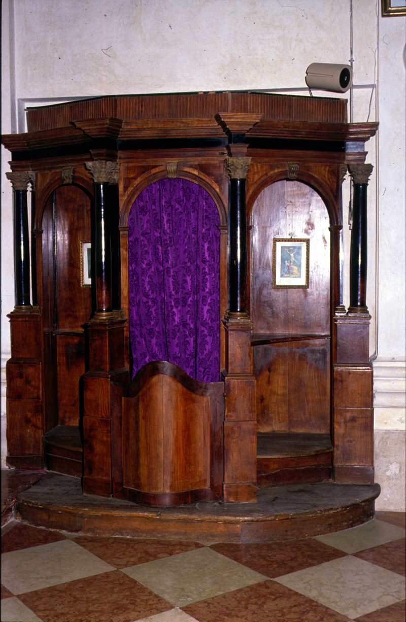 confessionale - bottega veneta (metà sec. XIX)