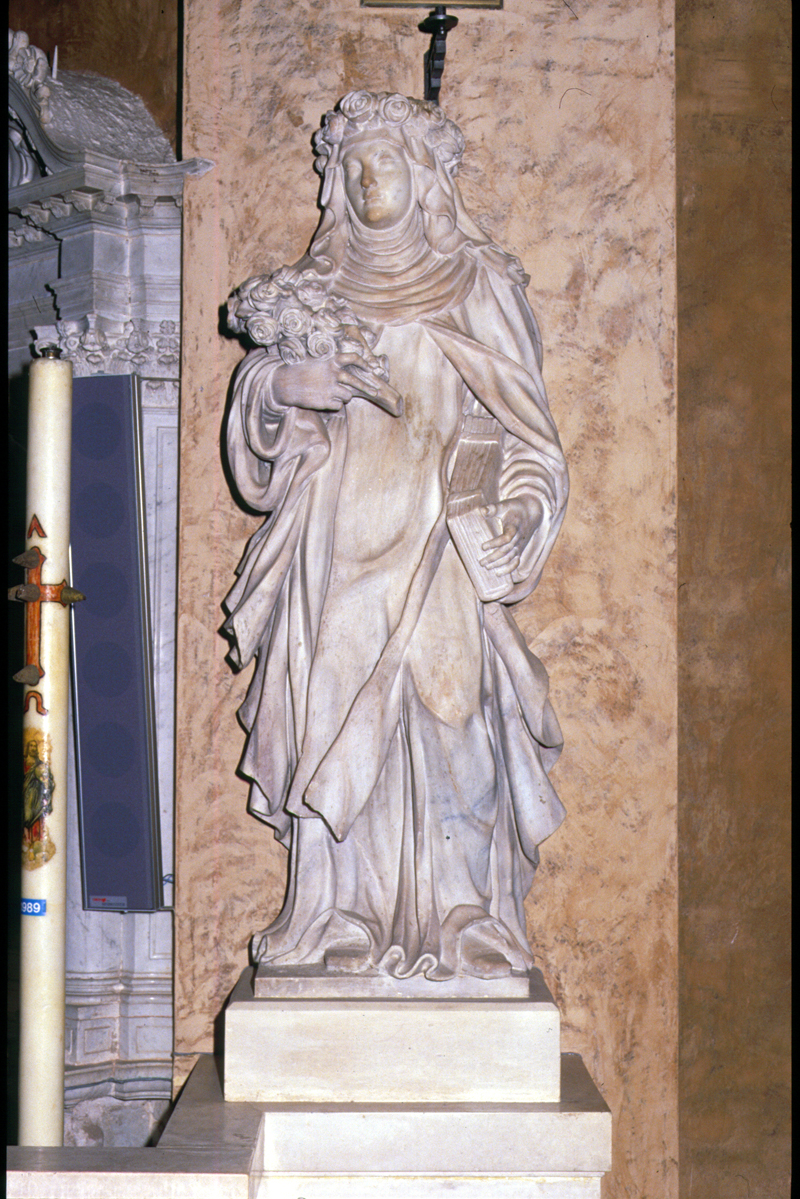 Santa Rosa (scultura) di Tarsia Antonio (attribuito) - ambito veneto (fine/inizio secc. XVII/ XVIII)