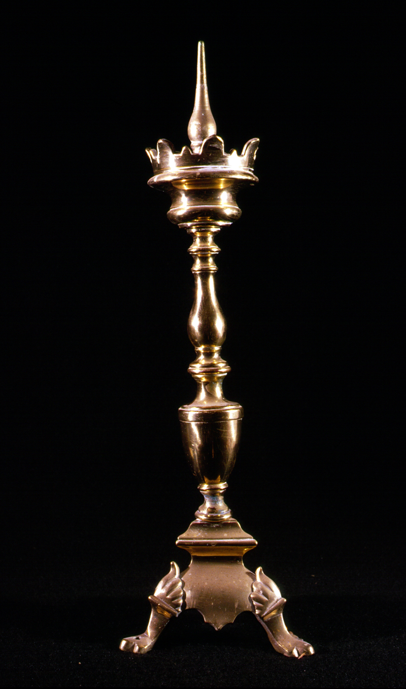 candeliere d'altare - manifattura veneta (sec. XIX)