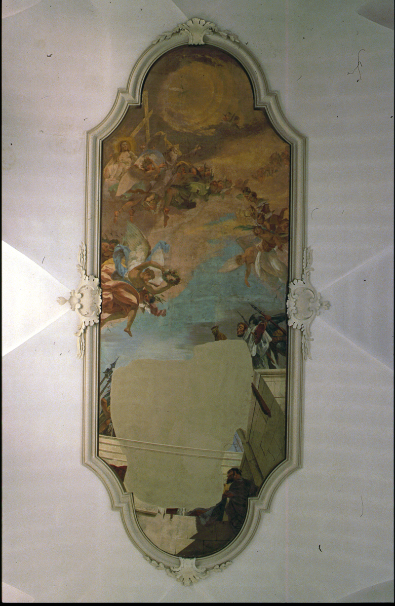 martirio di Sant'Andrea (dipinto) di Bison Giuseppe Bernardino (attribuito) - ambito veneto (fine sec. XVIII)