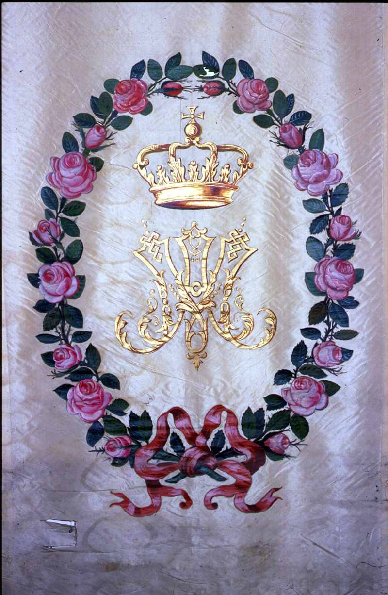 Sacro Cuore di Maria (stendardo processionale) - bottega veneta (inizio sec. XX)