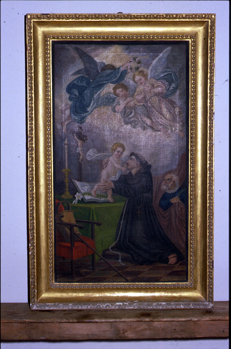 Sant'Antonio con il Bambino (dipinto) - bottega veneta (sec. XIX)