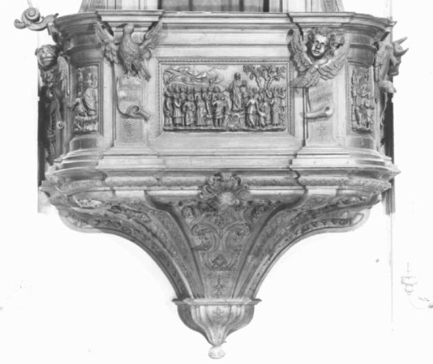Formelle. motivi decorativi (pulpito) di Frate Elia (sec. XVIII)
