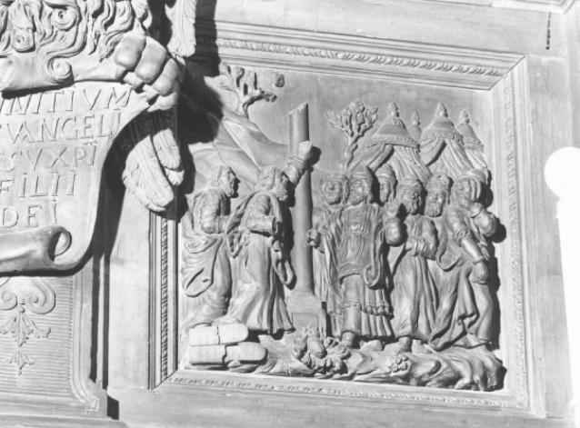scena biblica (rilievo) di Frate Elia (sec. XVIII)